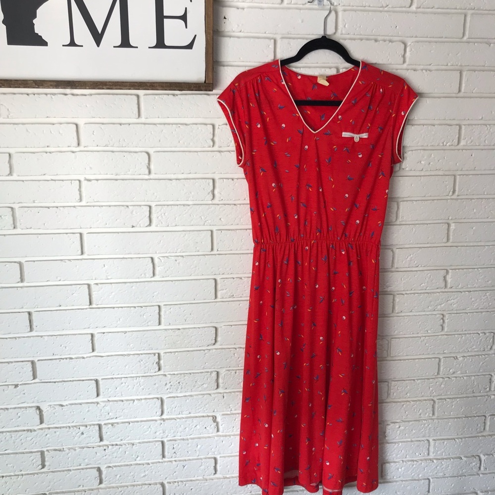 Vintage Beneath the Knee Dress